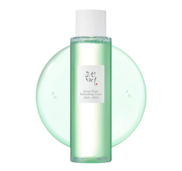 Beauty of Joseon Green Plum AHA BHA Toner Refreshing Facial Essence Moisturizer Mild Exfoliating Salicylic Acid for All Skin Types, Korean Skin Care for Men Women 150ml