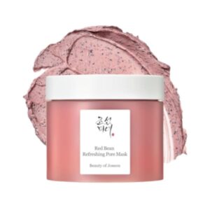 Beauty of Joseon Red Bean Pore Refreshing Mask Mud Cream Hydrating Wash Off Pack, Pore Cleansing Exfoliator, Korean Skin Care for Men and Women 140ml, 4.73 fl.oz